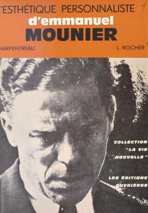 Book cover of L'esthétique personnaliste d'Emmanuel Mounier