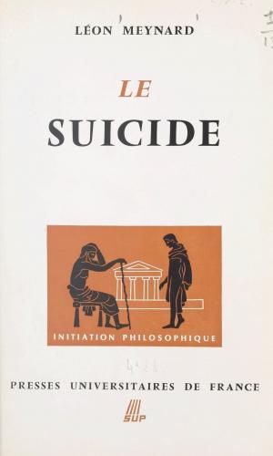 Cover of the book Le suicide by Marc Richelle