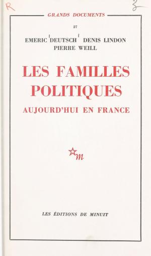 Cover of the book Les familles politiques : aujourd'hui en France by Denis Lindon