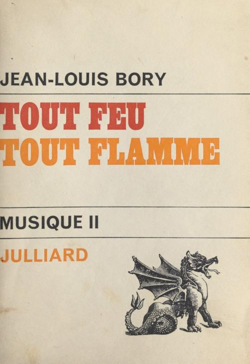 Cover of the book Musique (2) by Jean-Louis Bory, (Julliard) réédition numérique FeniXX
