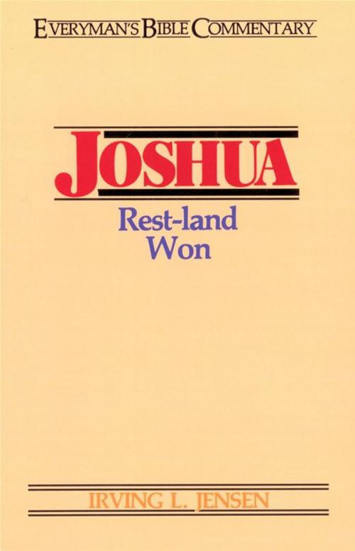 Cover of the book Joshua- Everyman's Bible Commentary by Irving L. Jensen, Moody Publishers