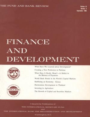 Cover of the book Finance & Development, September 1966 by Mark Mr. Stone