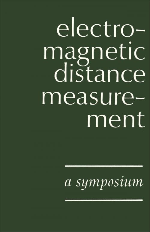 Cover of the book Electromagnetic Distance Measurement by International Association of Geodesy, University of Toronto Press, Scholarly Publishing Division