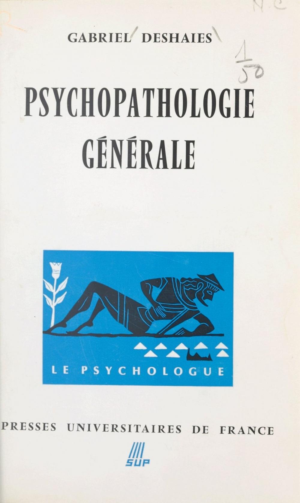 Big bigCover of Psychopathologie générale