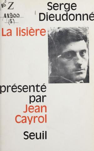 Cover of the book La lisière by Jean-Marie Gleize