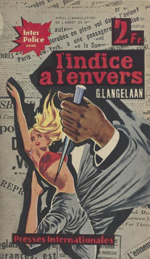 Cover of the book L'indice à l'envers by George Langelaan, FeniXX réédition numérique