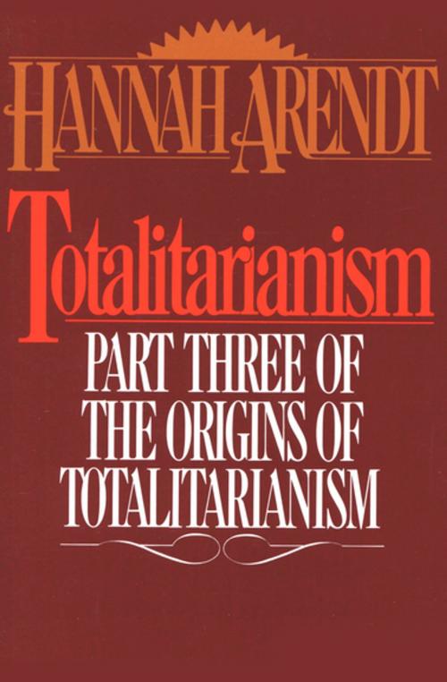 Cover of the book Totalitarianism by Hannah Arendt, Houghton Mifflin Harcourt