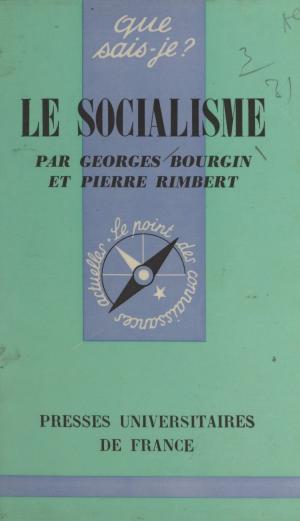 Cover of the book Le socialisme by Laurent Lemesle, Frédéric-Jérôme Pansier