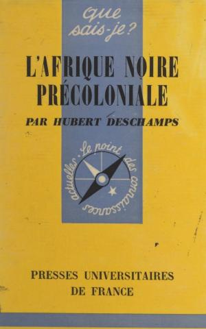 Cover of the book L'Afrique noire précoloniale by Jean Grondin