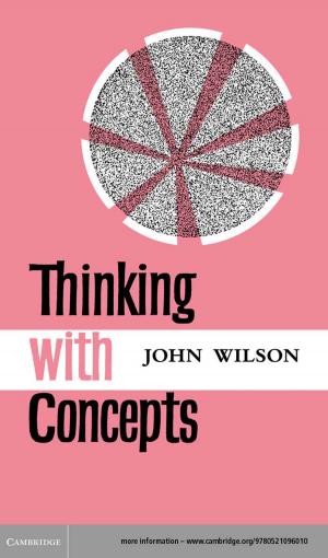 Cover of the book Thinking with Concepts by Andrew Ross, Amy Griffin, Robert Hall