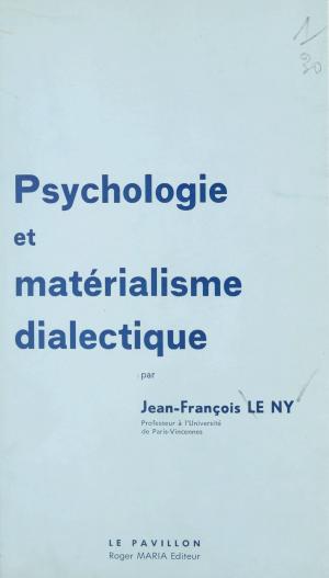 Cover of the book Psychologie et matérialisme dialectique by Yves Stourdzé