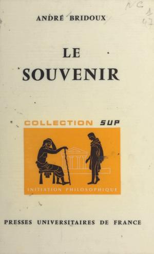 Cover of the book Le souvenir by Pierre Beltrame, Paul Angoulvent, Anne-Laure Angoulvent-Michel