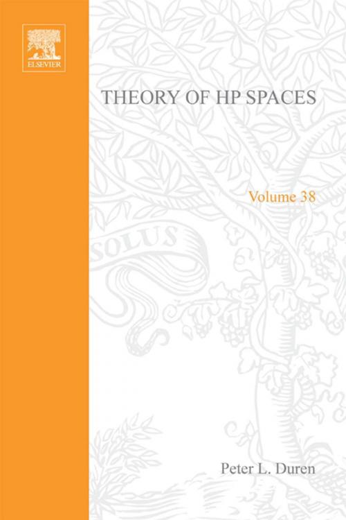 Cover of the book Theory of H[superscript p] spaces by UNKNOWN AUTHOR, Elsevier Science