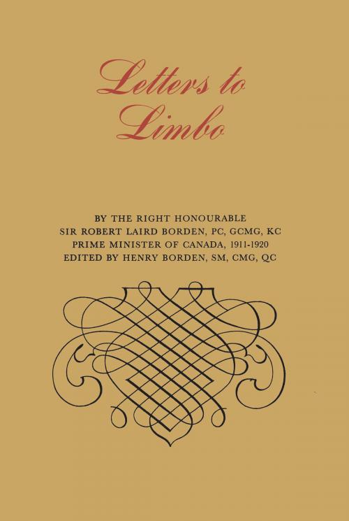 Cover of the book Letters to Limbo by Robert Borden, University of Toronto Press, Scholarly Publishing Division