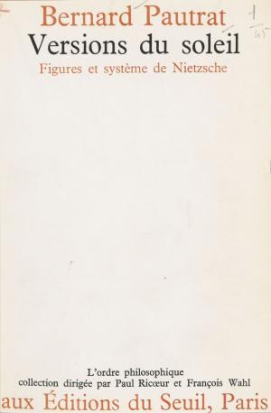 Cover of the book Versions du soleil by Nicole Derivery, Edmond Blanc, Jacques Généreux