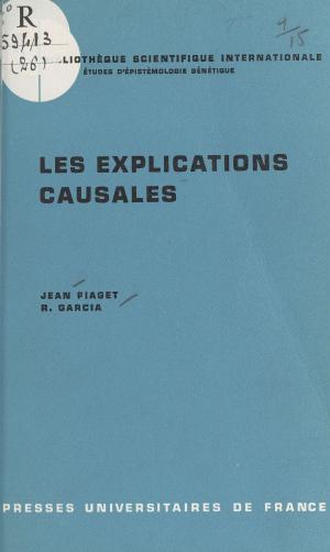 Cover of the book Les explications causales by Alain Paris