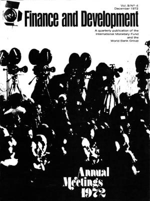 Cover of Finance & Development, December 1972