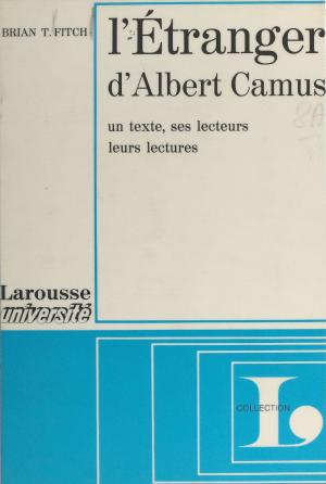 Book cover of L'étranger, d'Albert Camus