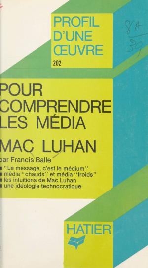 Cover of the book Pour comprendre les média, Mac Luhan by Francis Pornon