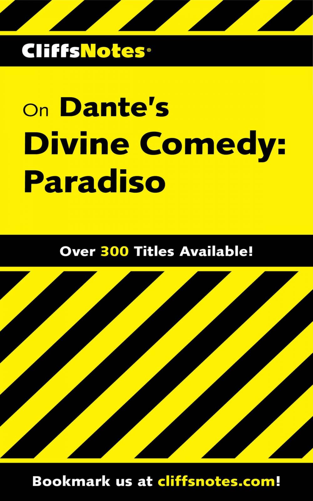 Big bigCover of CliffsNotes on Dante's Divine Comedy-III Paradiso