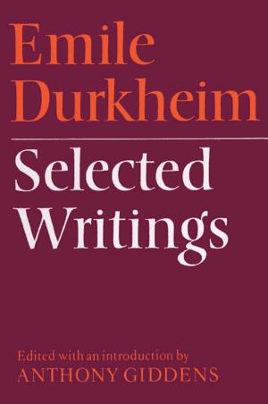 Cover of the book Emile Durkheim: Selected Writings by Roland Paris