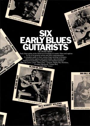 Cover of the book Six Early Blues Roots Guitarists by Barry McRae