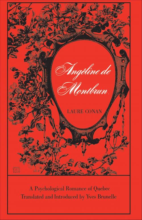 Cover of the book Angéline de Montbrun by Laure Conan, University of Toronto Press, Scholarly Publishing Division