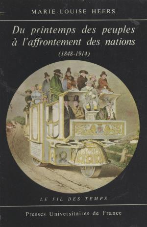Cover of the book Du printemps des peuples à l'affrontement des nations by Daniel Lagache, Eva Rosenblum