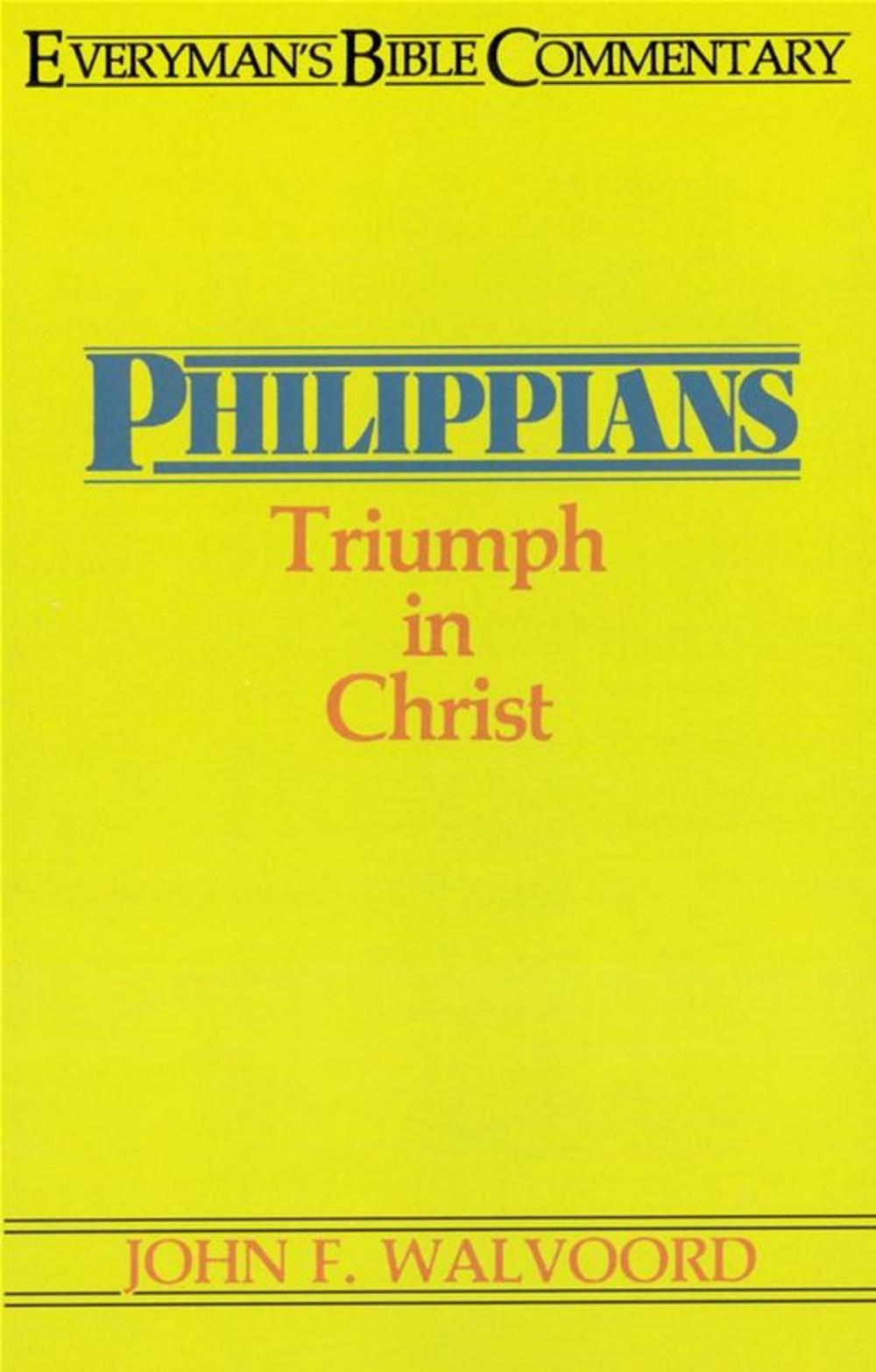 Big bigCover of Philippians- Everyman's Bible Commentary
