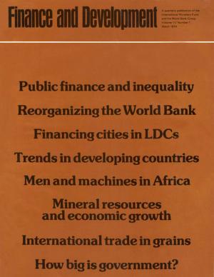 Cover of the book Finance & Development, March 1974 by International Monetary Fund.  Monetary and Capital Markets Department