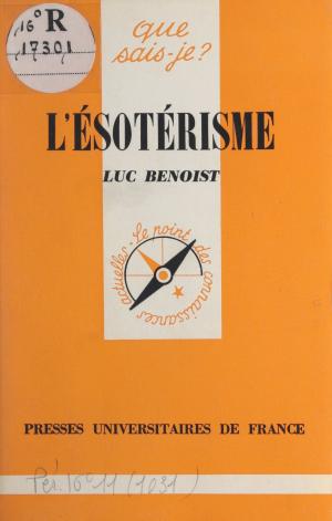 Cover of the book L'ésotérisme by Alfred Sauvy, Paul Angoulvent