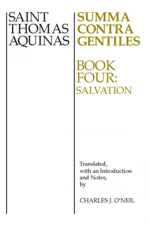Cover of the book Summa Contra Gentiles by St. Thomas Aquinas, University of Notre Dame Press