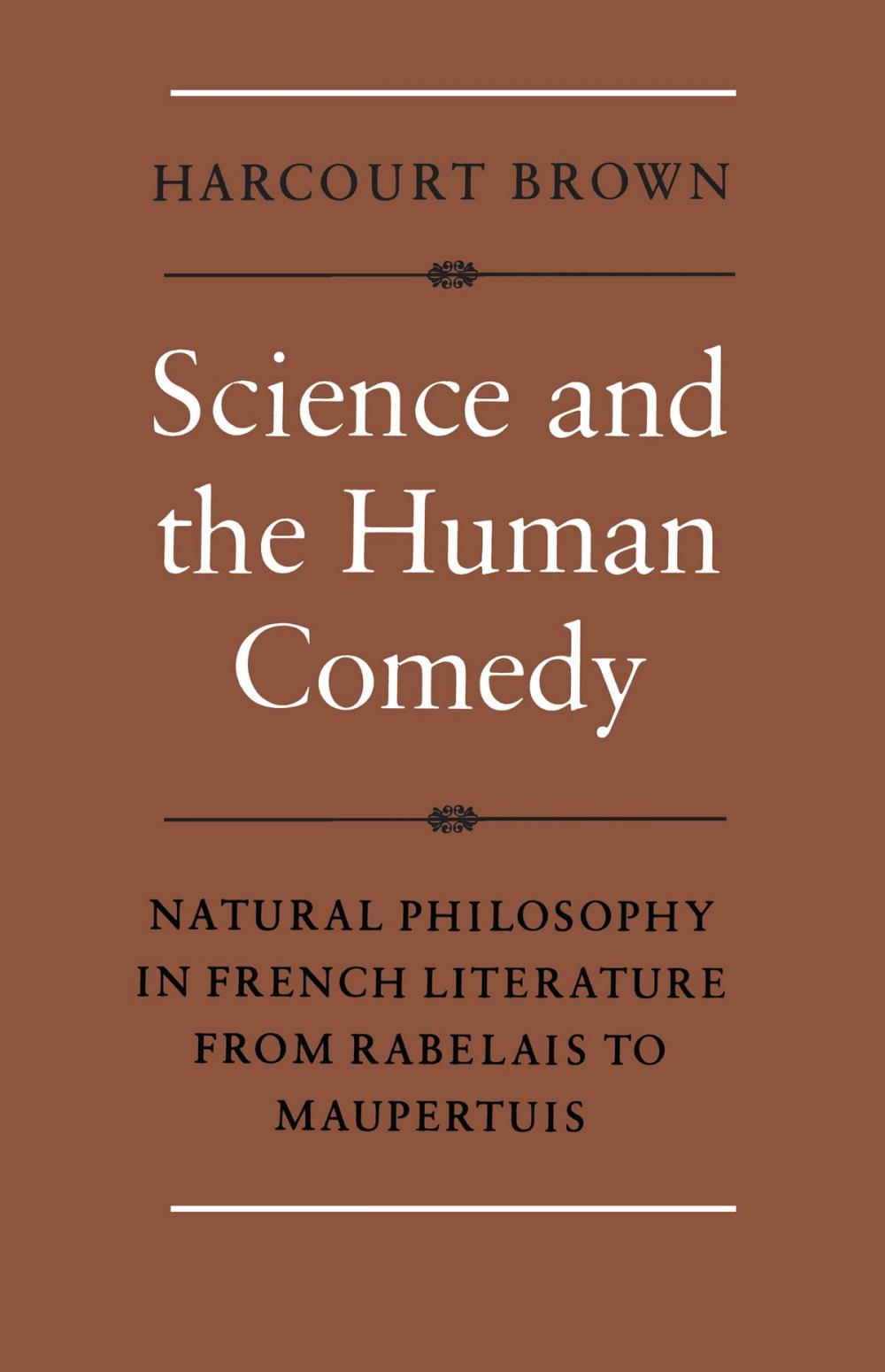 Big bigCover of Science and the Human Comedy