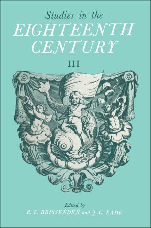 Cover of the book Studies in the Eighteenth Century III by Helene E. Bilis