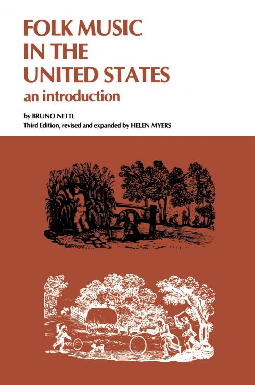 Cover of the book Folk Music in the United States by Bruno Nettl, Wayne State University Press