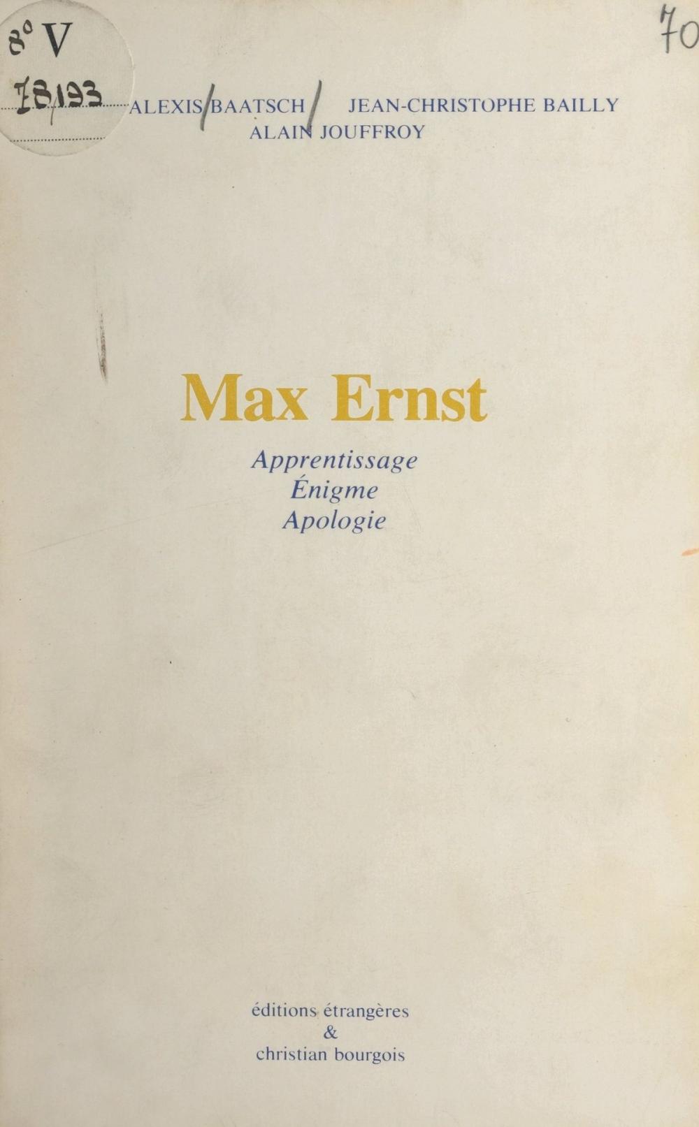 Big bigCover of Max Ernst
