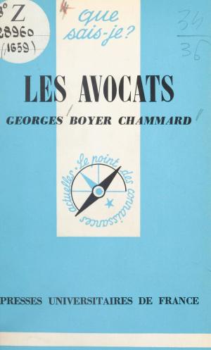Cover of the book Les avocats by Tony Andreani, Jean Lacroix