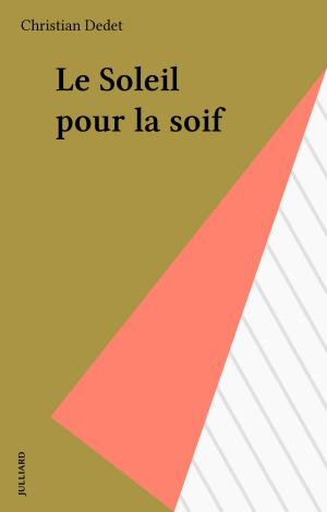 Cover of the book Le Soleil pour la soif by Daniel Zimmermann