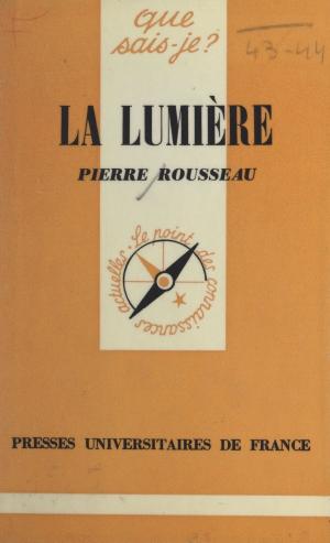 Cover of the book La lumière by Albert Algoud