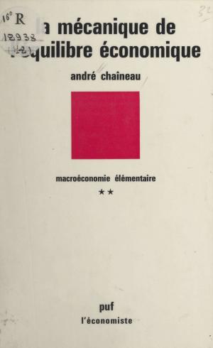 Cover of the book Macroéconomie élémentaire (2) by Mikel Dufrenne, Lucien Sfez