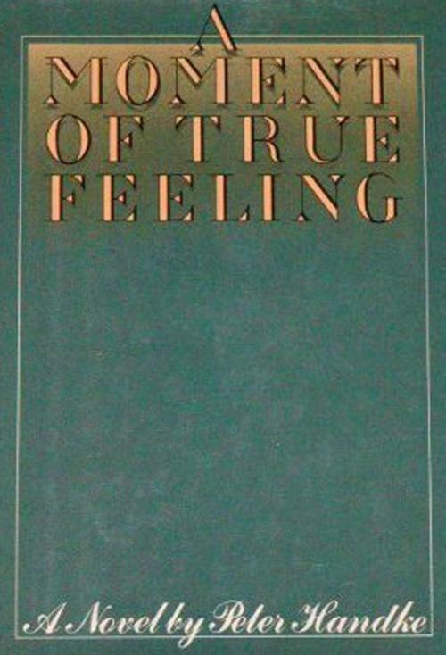 Cover of the book Moment of True Feeling by Peter Handke, Farrar, Straus and Giroux