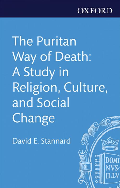 Cover of the book The Puritan Way of Death by David E. Stannard, Oxford University Press