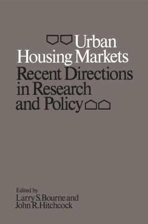 Cover of the book Urban Housing Markets by Frank Parker Day