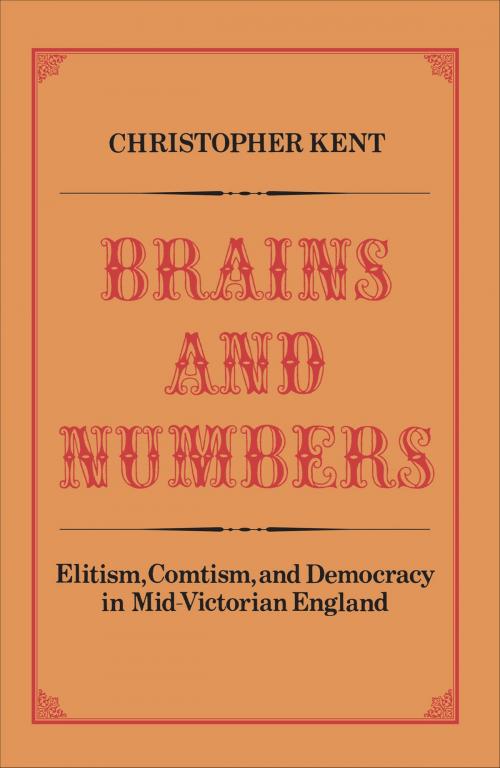 Cover of the book Brains and Numbers by Christopher  Kent, University of Toronto Press, Scholarly Publishing Division