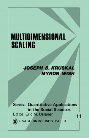 Cover of the book Multidimensional Scaling by Professor Patricia Jane Swenson, Professor Nancy Annette Taylor