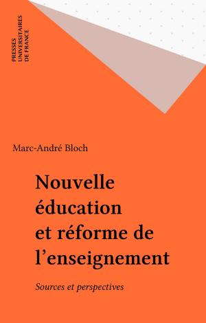 Cover of the book Nouvelle éducation et réforme de l'enseignement by Simone Chalon