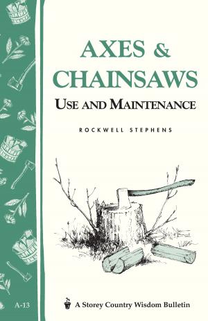 Cover of the book Axes & Chainsaws by Editors of Garden Way Publishing