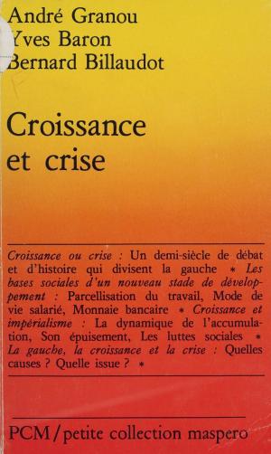Cover of the book Croissance et crise by Guy Groux