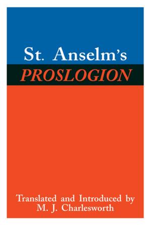Book cover of St. Anselm’s Proslogion