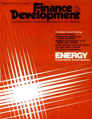 Cover of the book Finance & Development, December 1980 by Benedict Mr. Clements, Liam Mr. Ebrill, Sanjeev Mr. Gupta, Anthony Mr. Pellechio, Jerald Mr. Schiff, George Mr. Abed, Ronald Mr. McMorran, Marijn Verhoeven